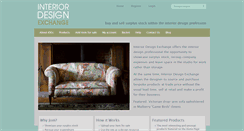 Desktop Screenshot of interiordesignexchange.com